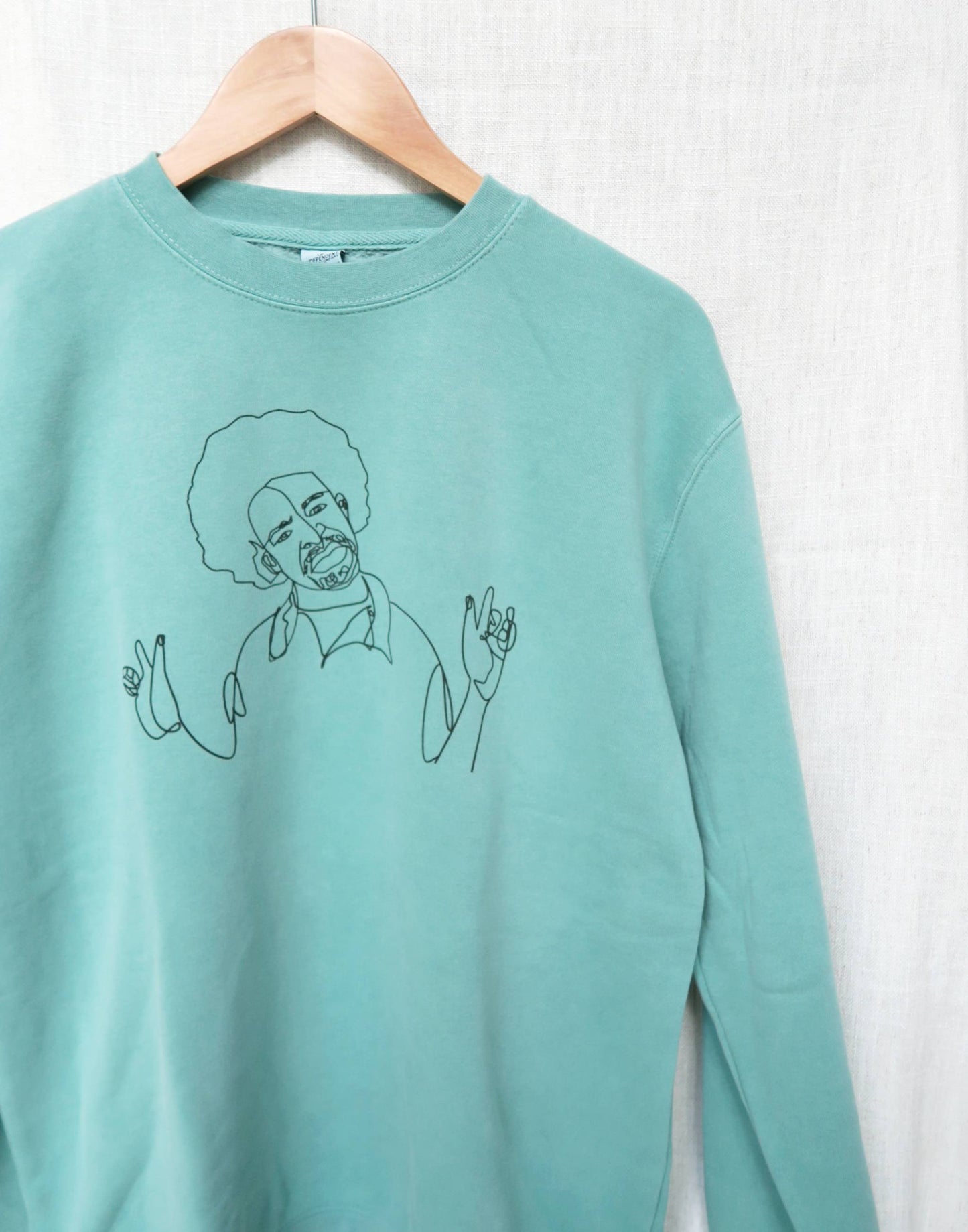 Sale- Feeling Myself Sweater, Vintage Mint/Medium