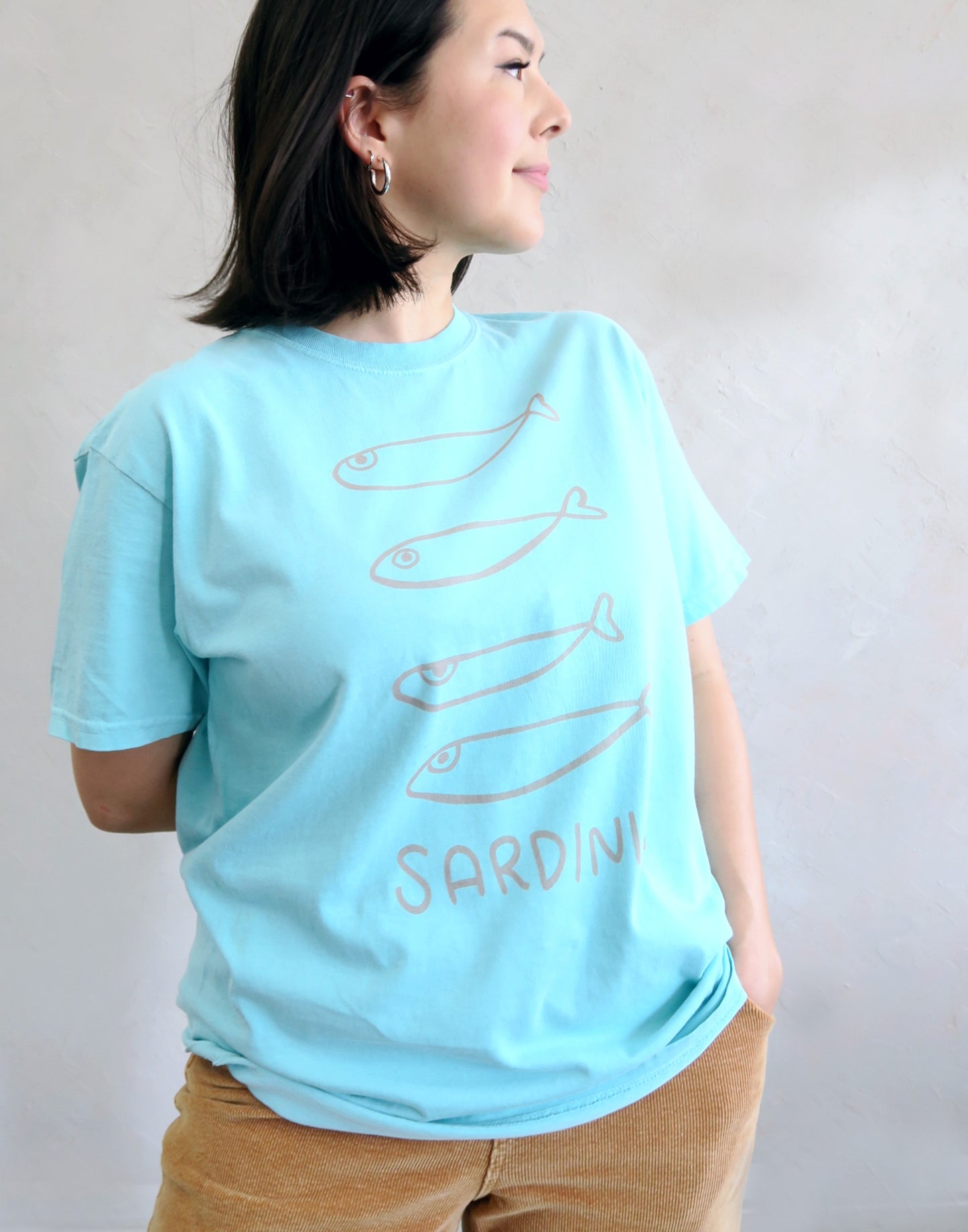 Sardines from Sardinia Vintage Washed T-Shirt