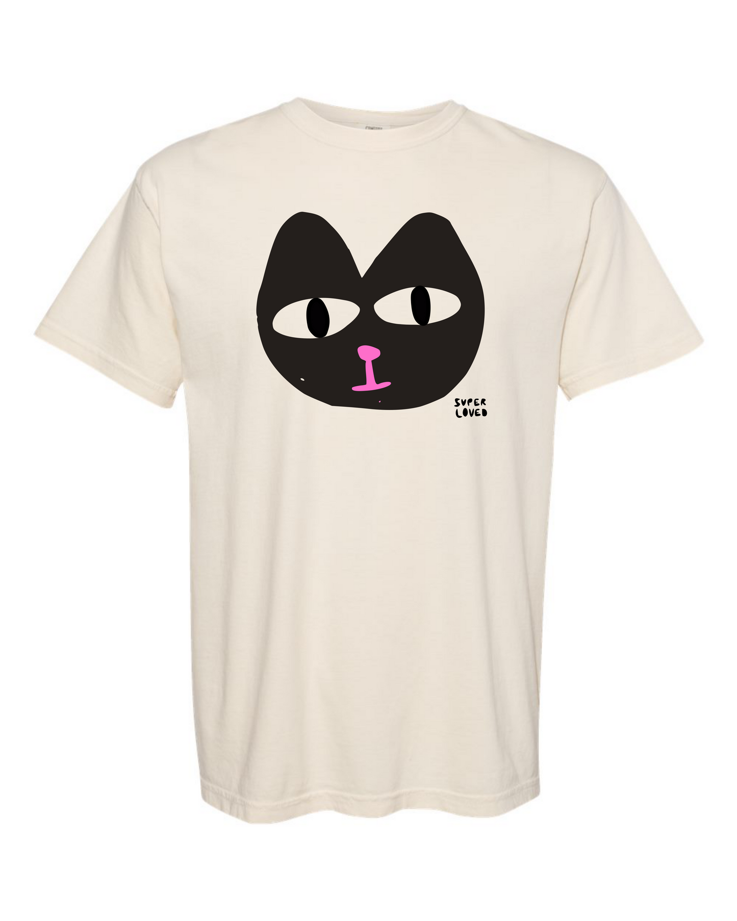 SUPER LOVED, The Black Cat Vintage Wash T-Shirt