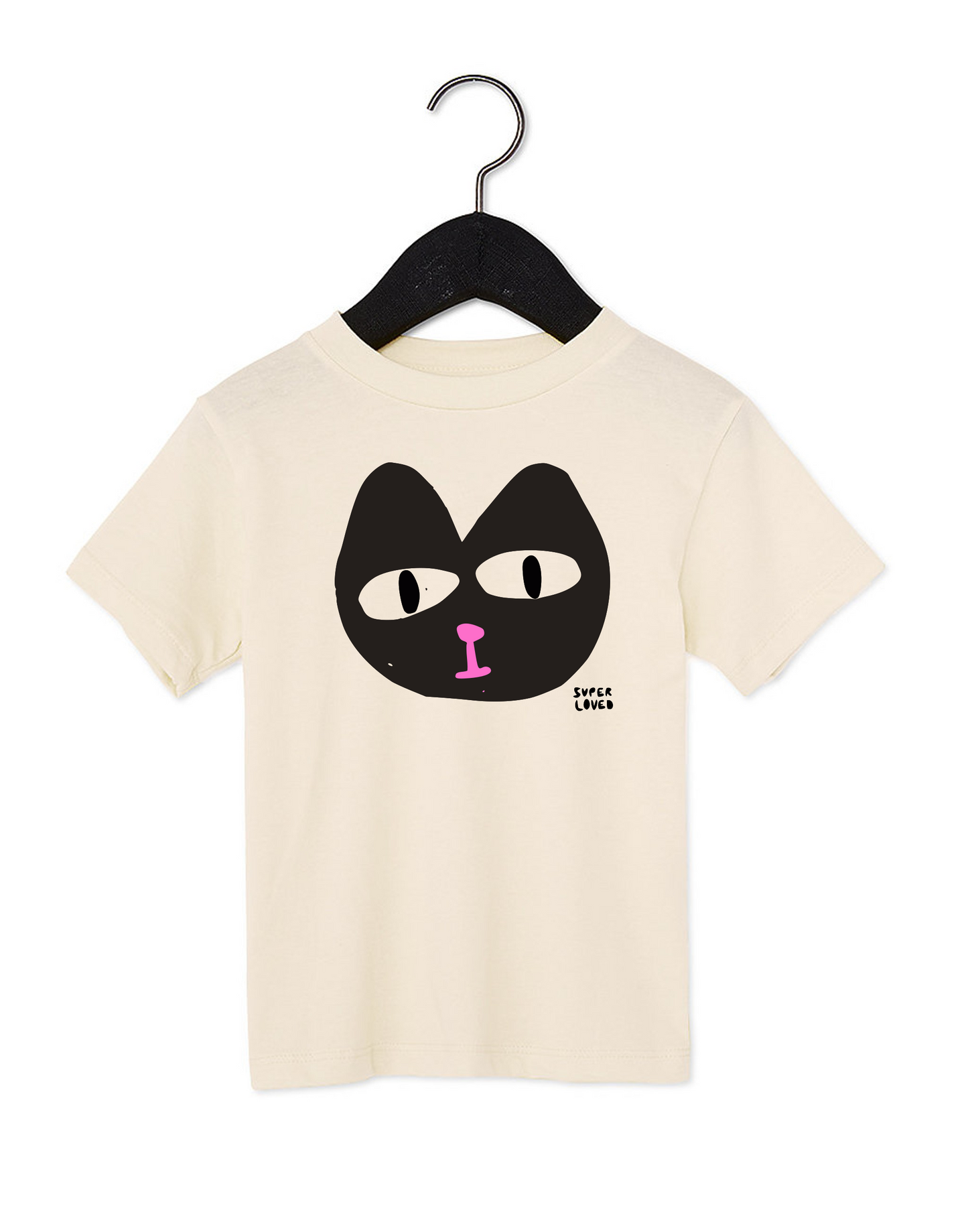 SUPER LOVED, Black Cats Meow Kids T-Shirt
