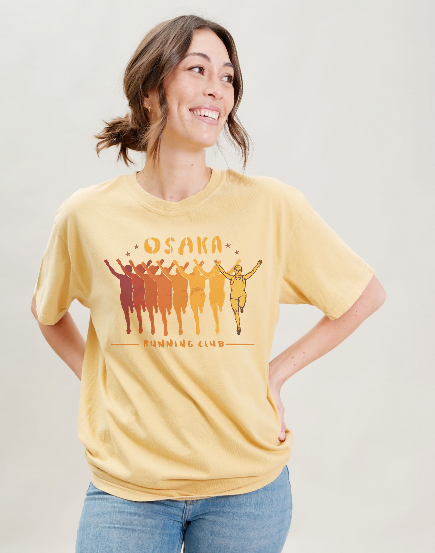 Osaka Running Club Tee, Vintage Wash T-Shirt