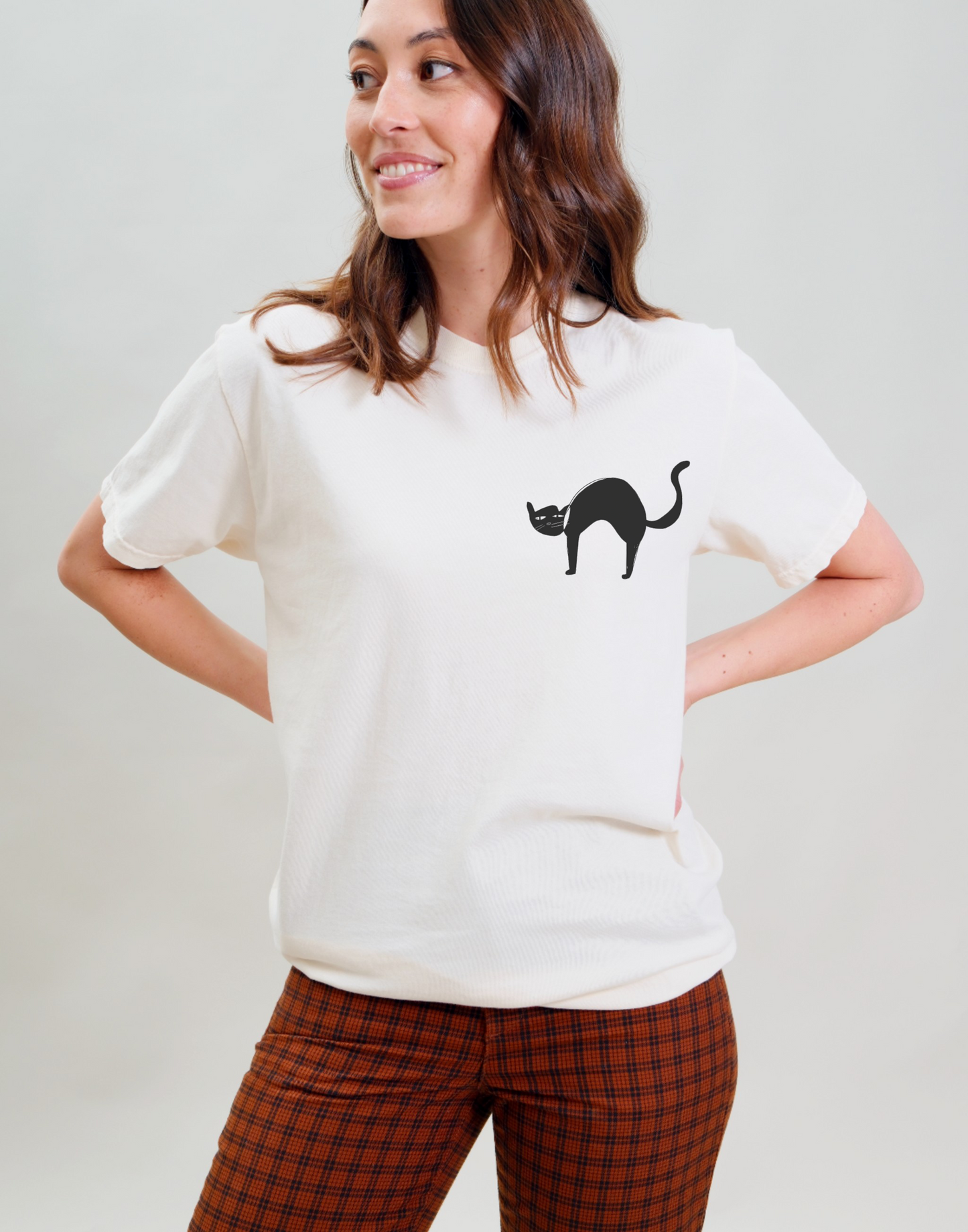 Tough Luck Black Cat, Vintage Wash T-Shirt