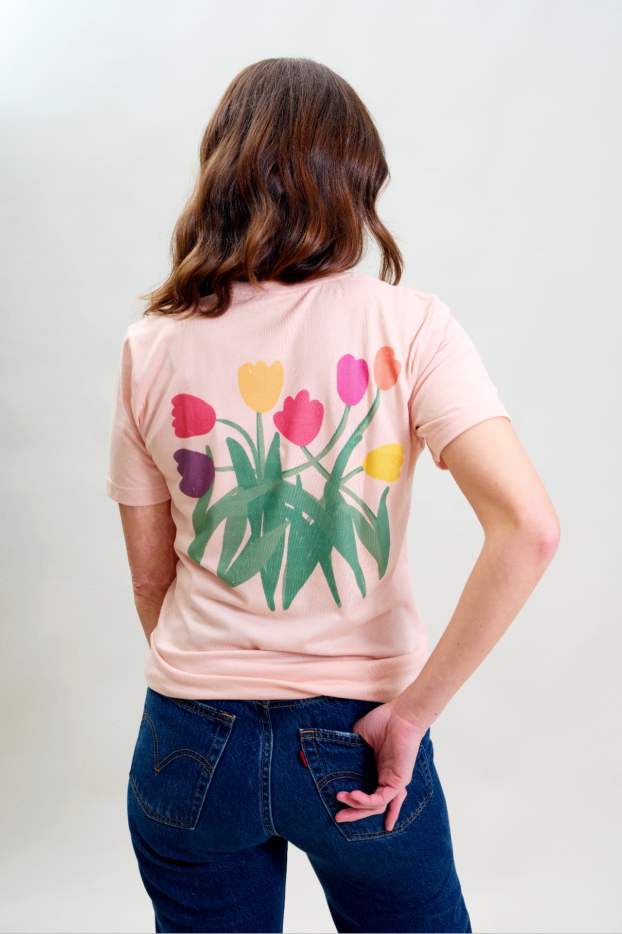 Tulips Tee, Vintage Wash T-Shirt