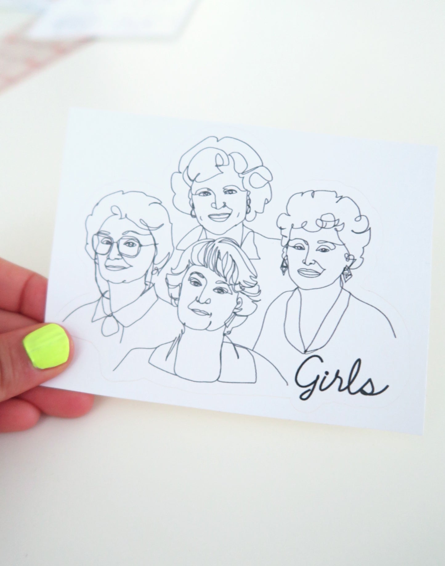 Thank you for being a friend, Golden Girls Sticker