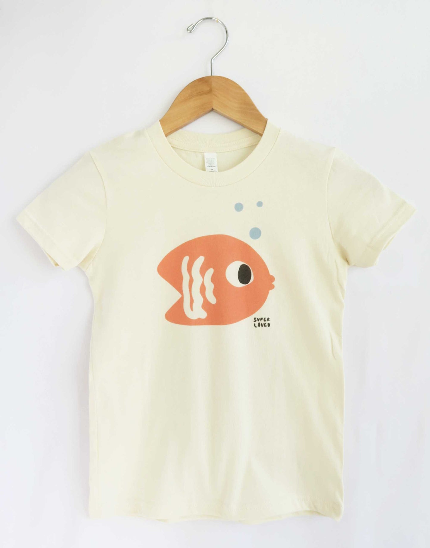 SUPER LOVED- Swimming Fish Kids T-Shirt