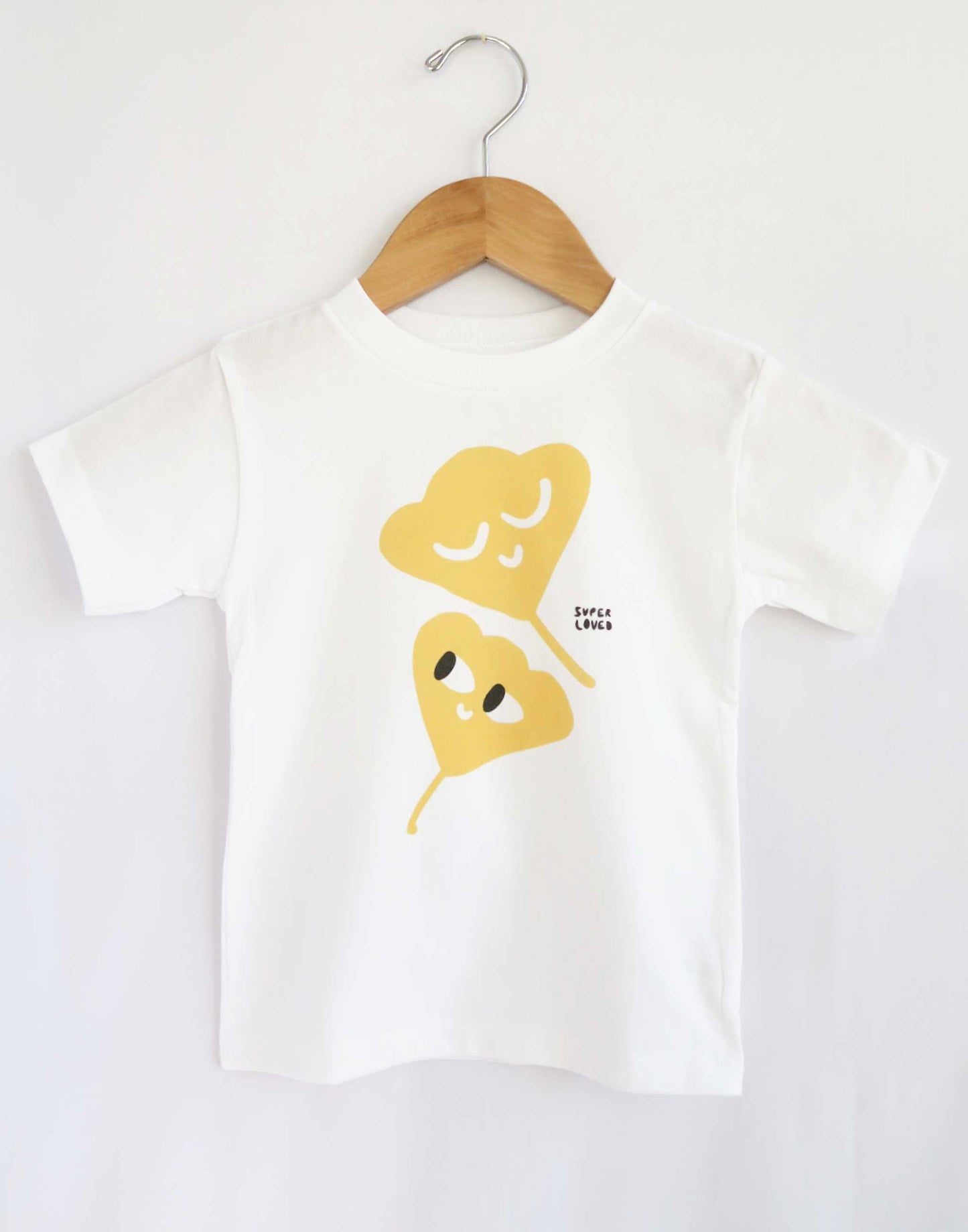 SUPER LOVED- Falling Ginkgo Leaves Kids T-Shirt