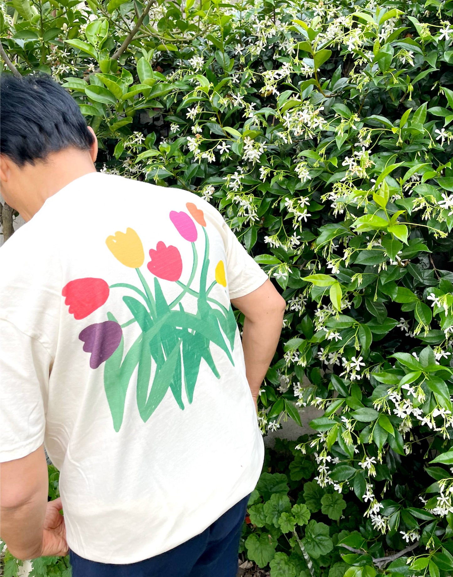 Tulips Tee, Vintage Wash T-Shirt