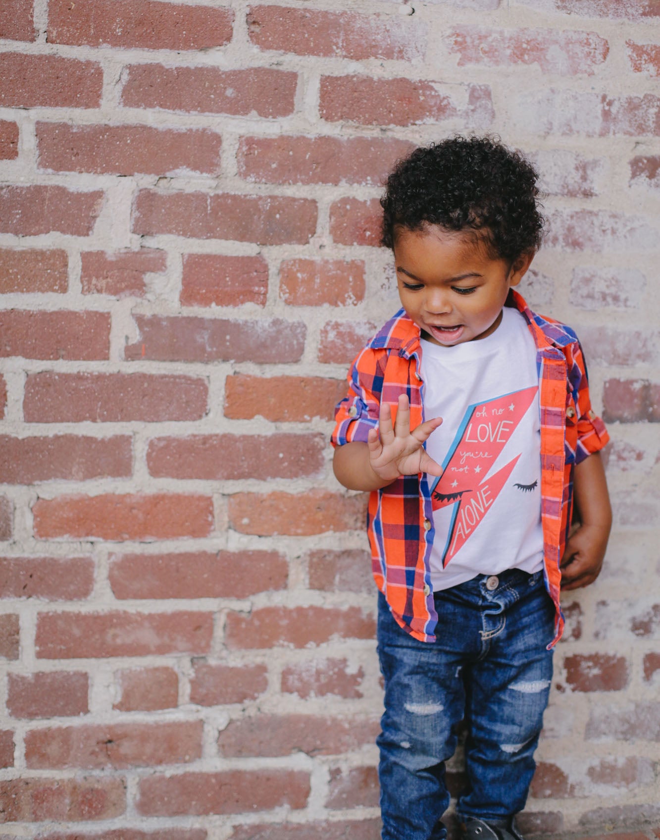 Bowie Love Kids T-Shirt - Main Image