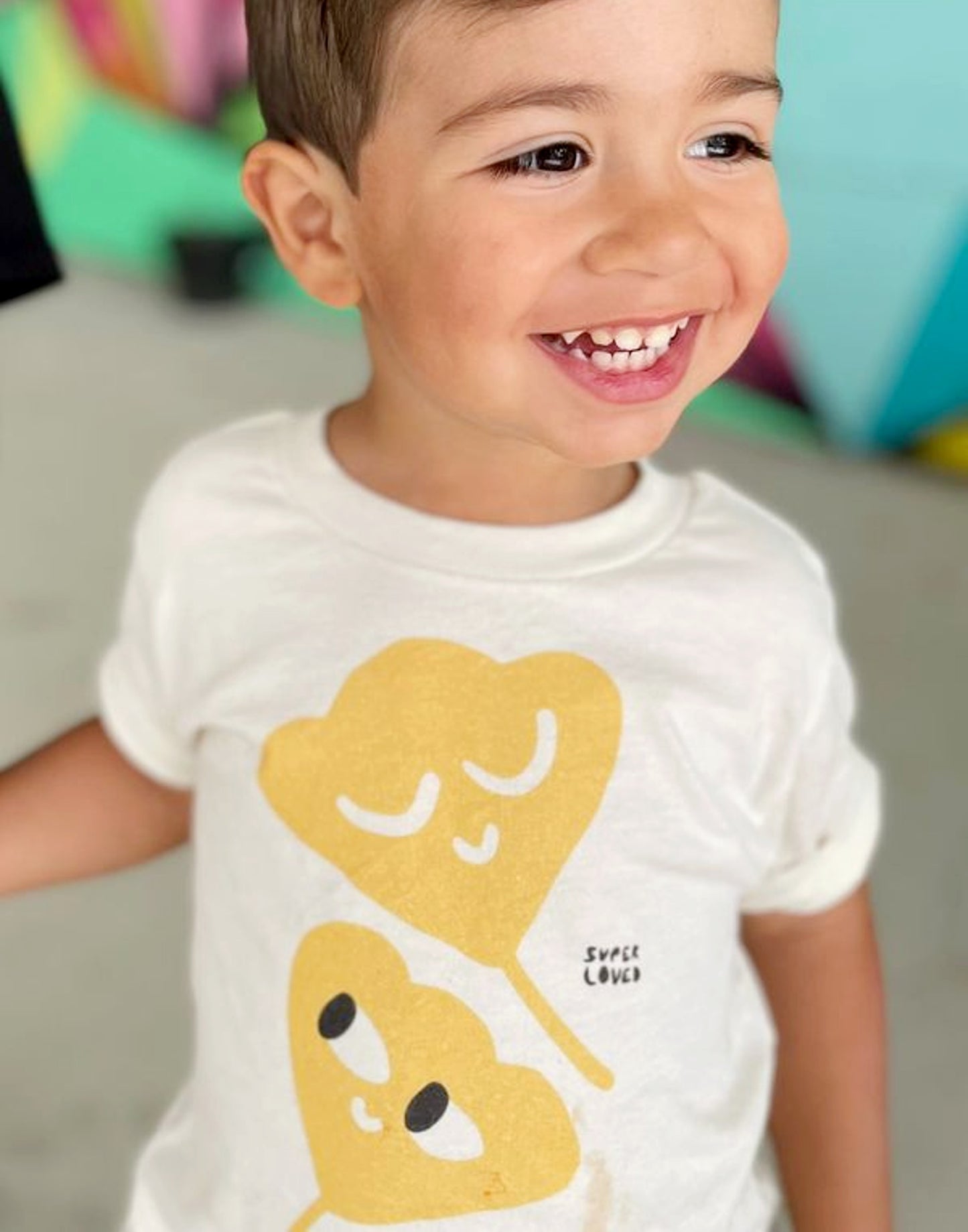 SUPER LOVED- Falling Ginkgo Leaves Kids T-Shirt