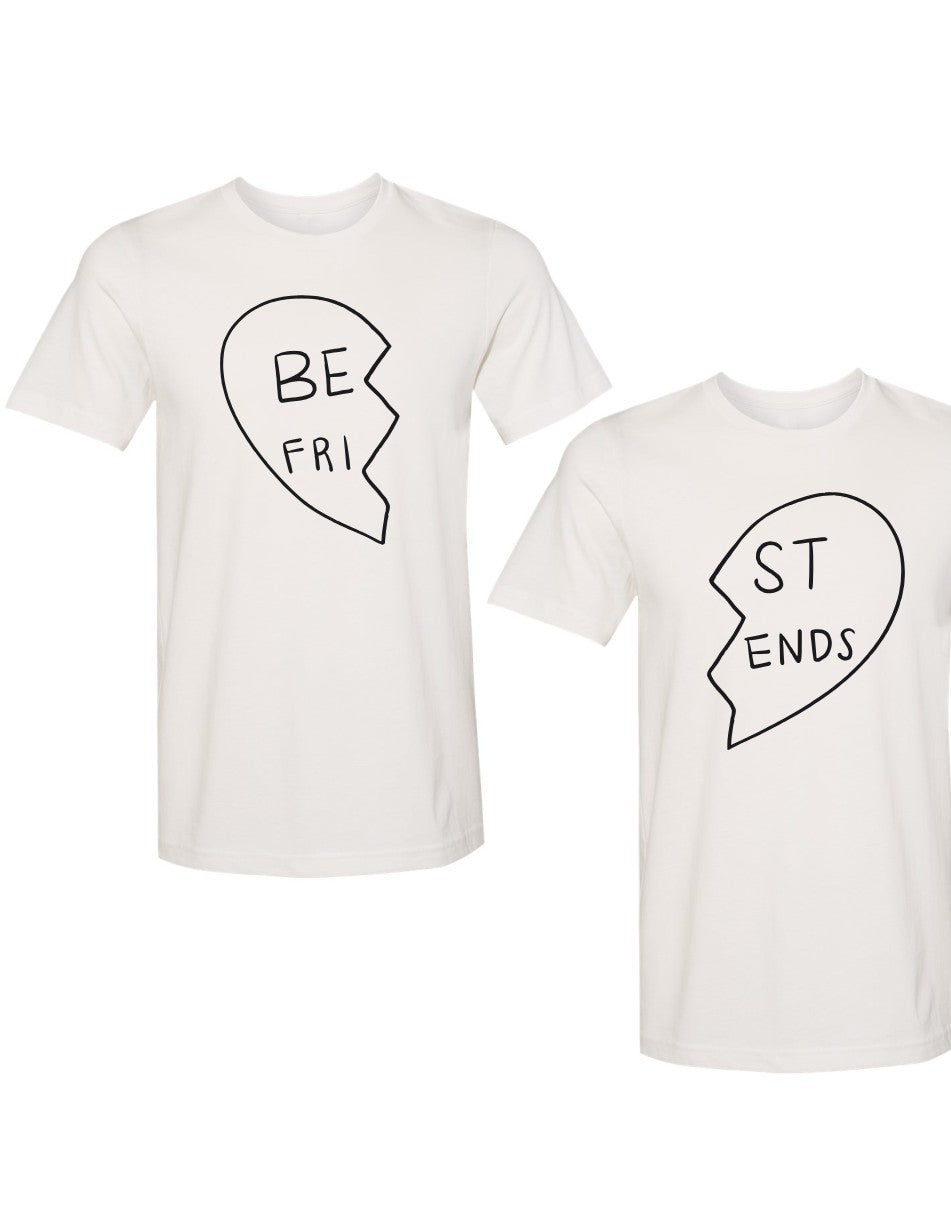 BFF, Best Friends Heart T-Shirt