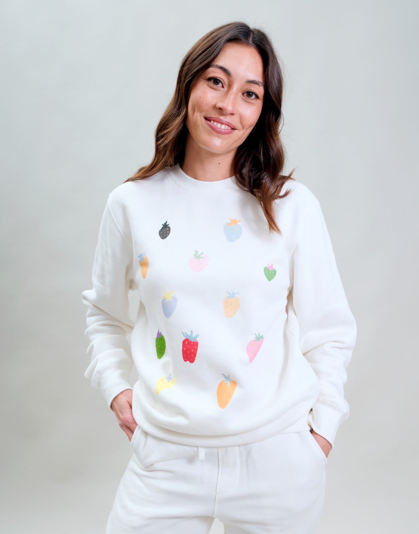 Strawberry Milk Sweater and Jogger Set