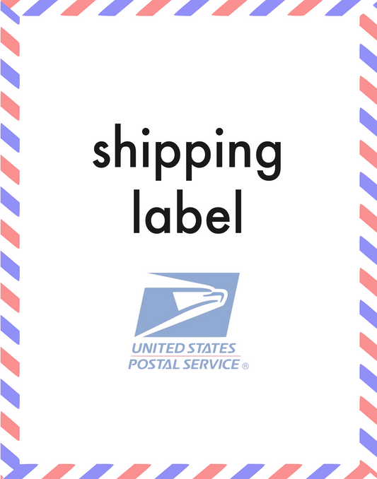 USPS Label for Exchanges/Returns; 12 oz