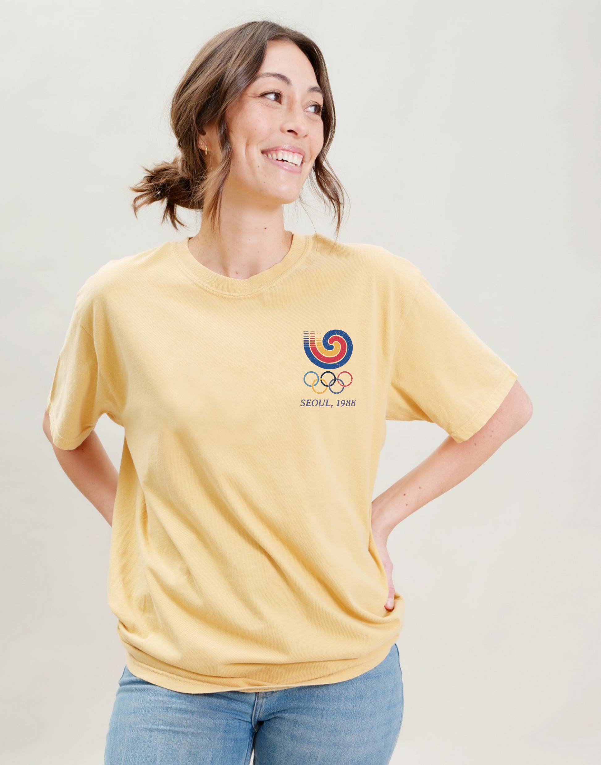 Joseph+Sue 1988 Seoul Hodori, Vintage Wash T-Shirt Joseph+Sue 1988 Seoul Hodori, Vintage Wash T-Shirt