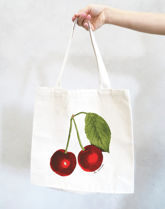 La Cerise, Cherry Market Tote Bag