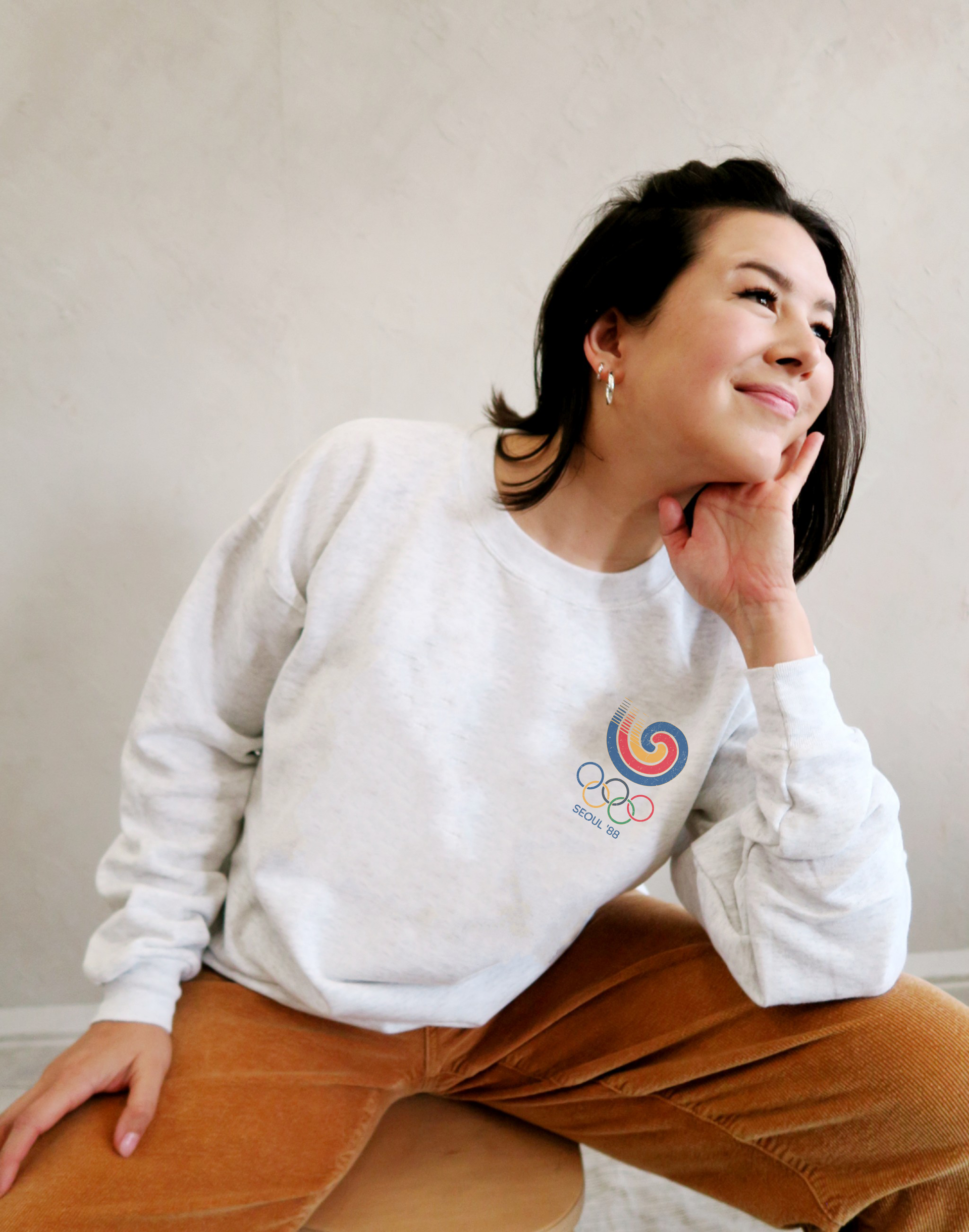 1988 Seoul Olympics Vintage Inspired Lightweight Sweatshirt