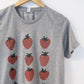 Strawberries, Rainbow Speckled T-Shirt