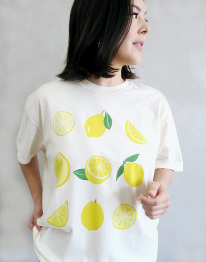 Market Lemons Tee, Vintage Wash T-Shirt