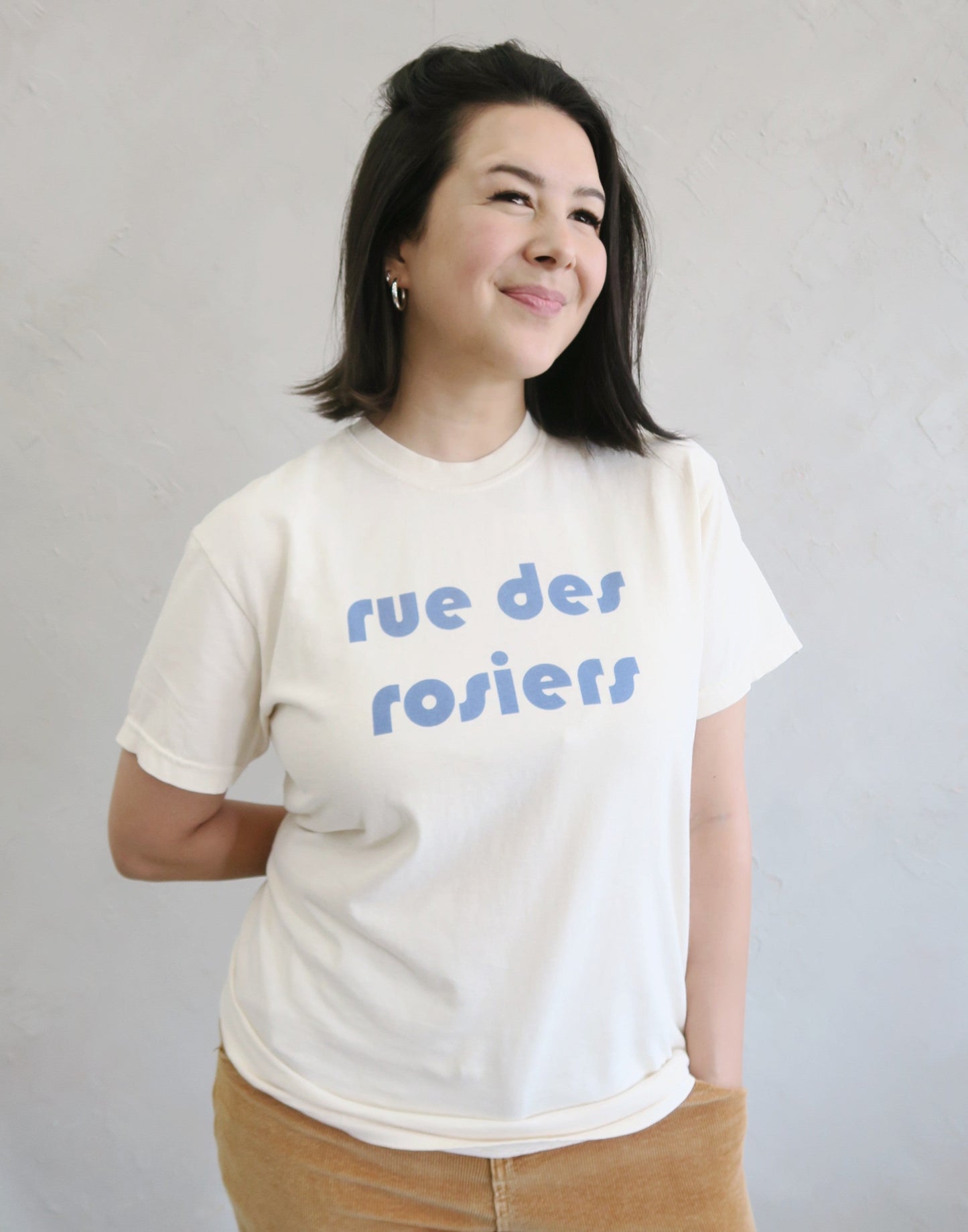 Sale- Rue des Rosiers Vintage Wash T-Shirt, MEDIUM