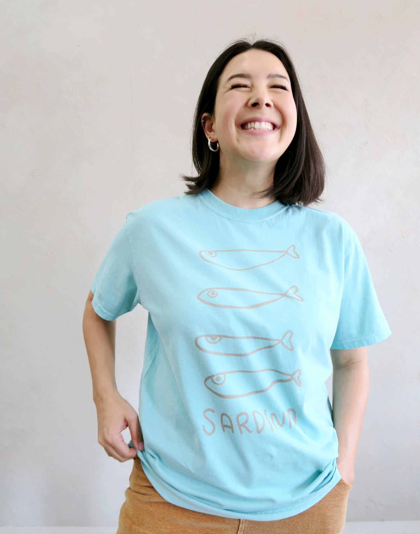 Sardines from Sardinia Vintage Washed T-Shirt