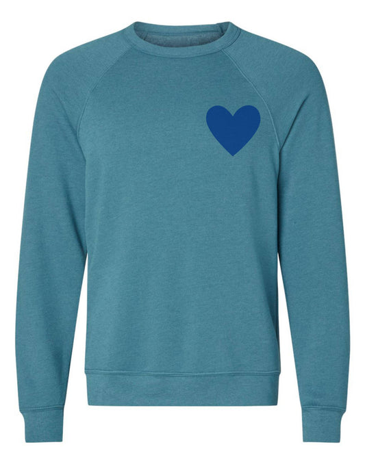 Have a Heart "Pocket" Print Sweater, The Blues