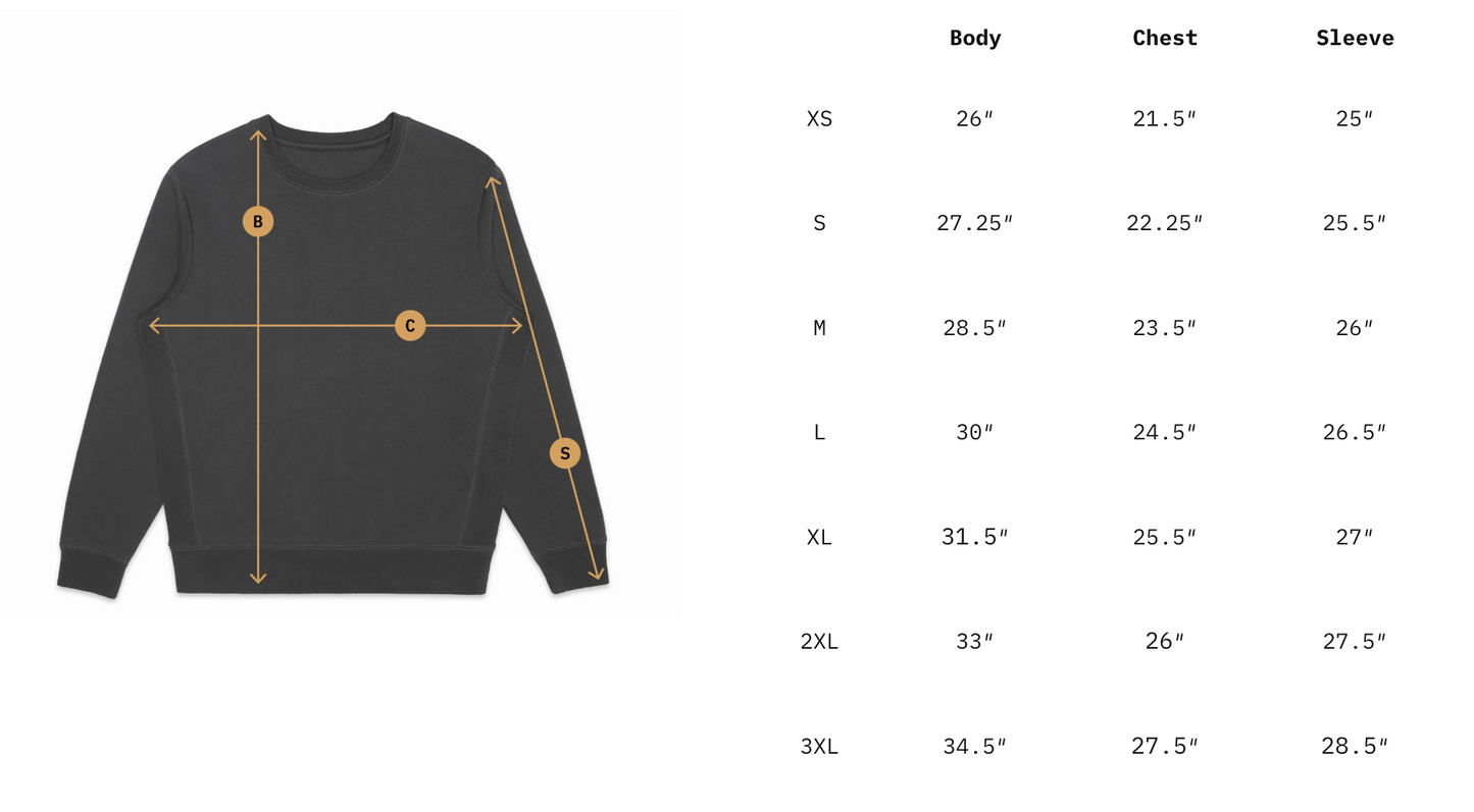 J+S Label: Heavyweight Organic Brushed Sweatshirt