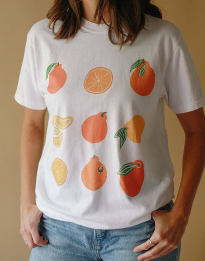 Jeju Tangerine Tee, Vintage Wash T-Shirt