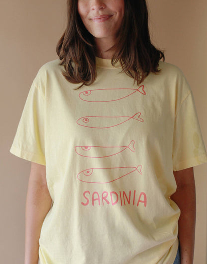 Sardines from Sardinia Vintage Washed T-Shirt