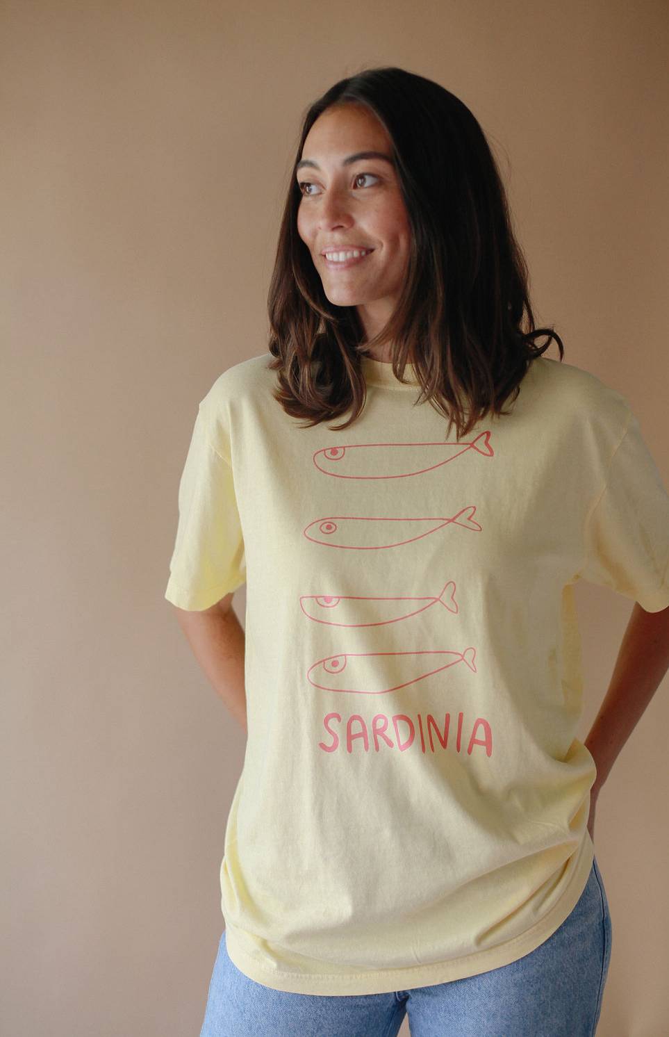 Sardines from Sardinia Vintage Washed T-Shirt