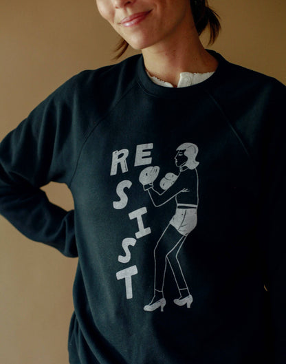 Resist Raglan Sleeve Sweater