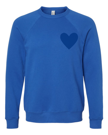 Have a Heart "Pocket" Print Sweater, The Blues