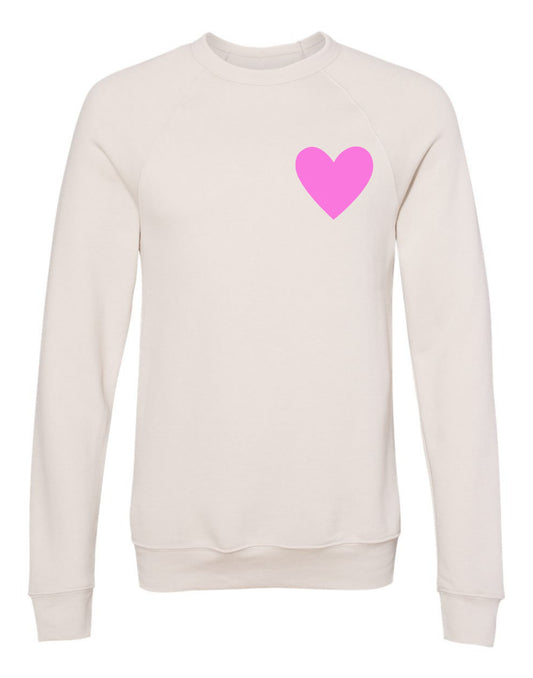 Have a Heart "Pocket" Print Sweater, Dust