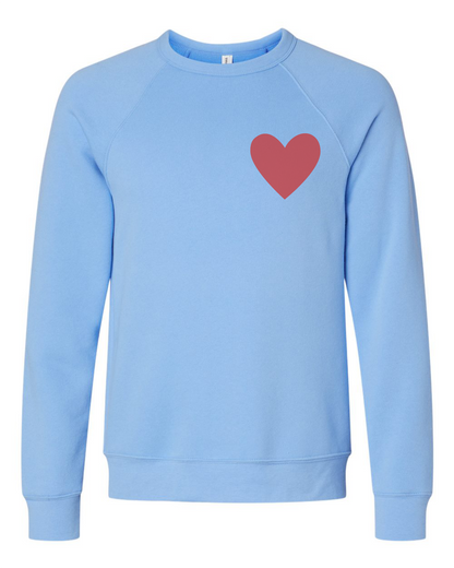Have a Heart "Pocket" Print Sweater, The Blues