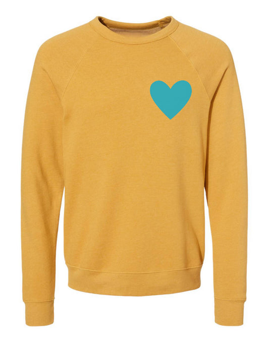 Have A Heart Mustard Sweater