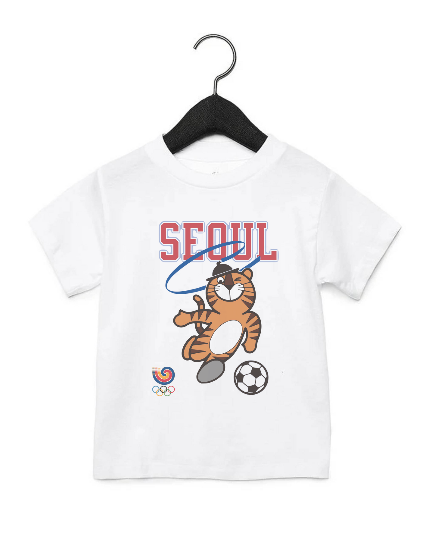 Hodori Loves Soccer Kids T-Shirt