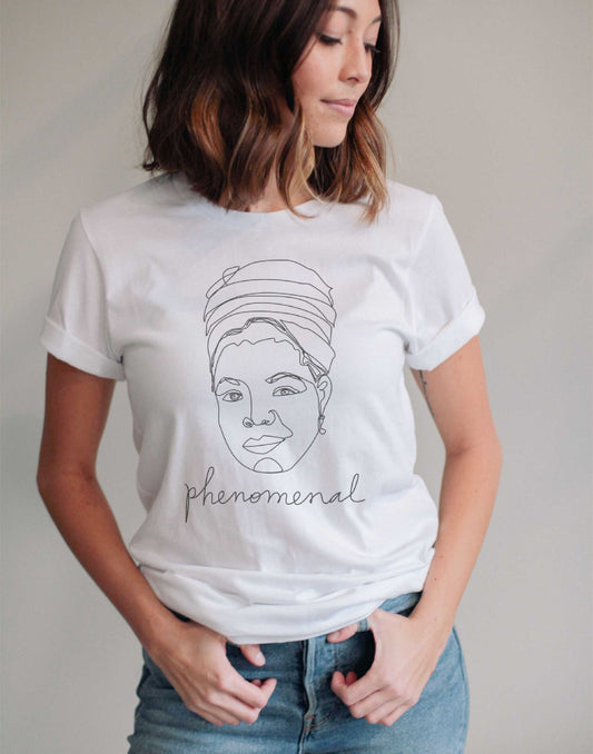 Sale- Phenomenal Woman, Maya Angelou Inspired T-Shirt, MEDIUM