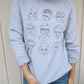 The Original 3x3 Badasses Athletic Gray Sweater
