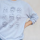 The Original 3x3 Badasses Athletic Gray Sweater