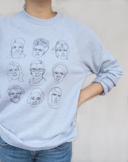 The Original 3x3 Badasses Athletic Gray Sweater