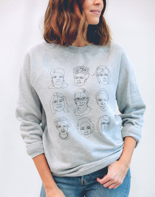 The Original 3x3 Badasses Athletic Gray Sweater