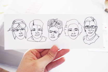 5 Badasses Vinyl Sticker