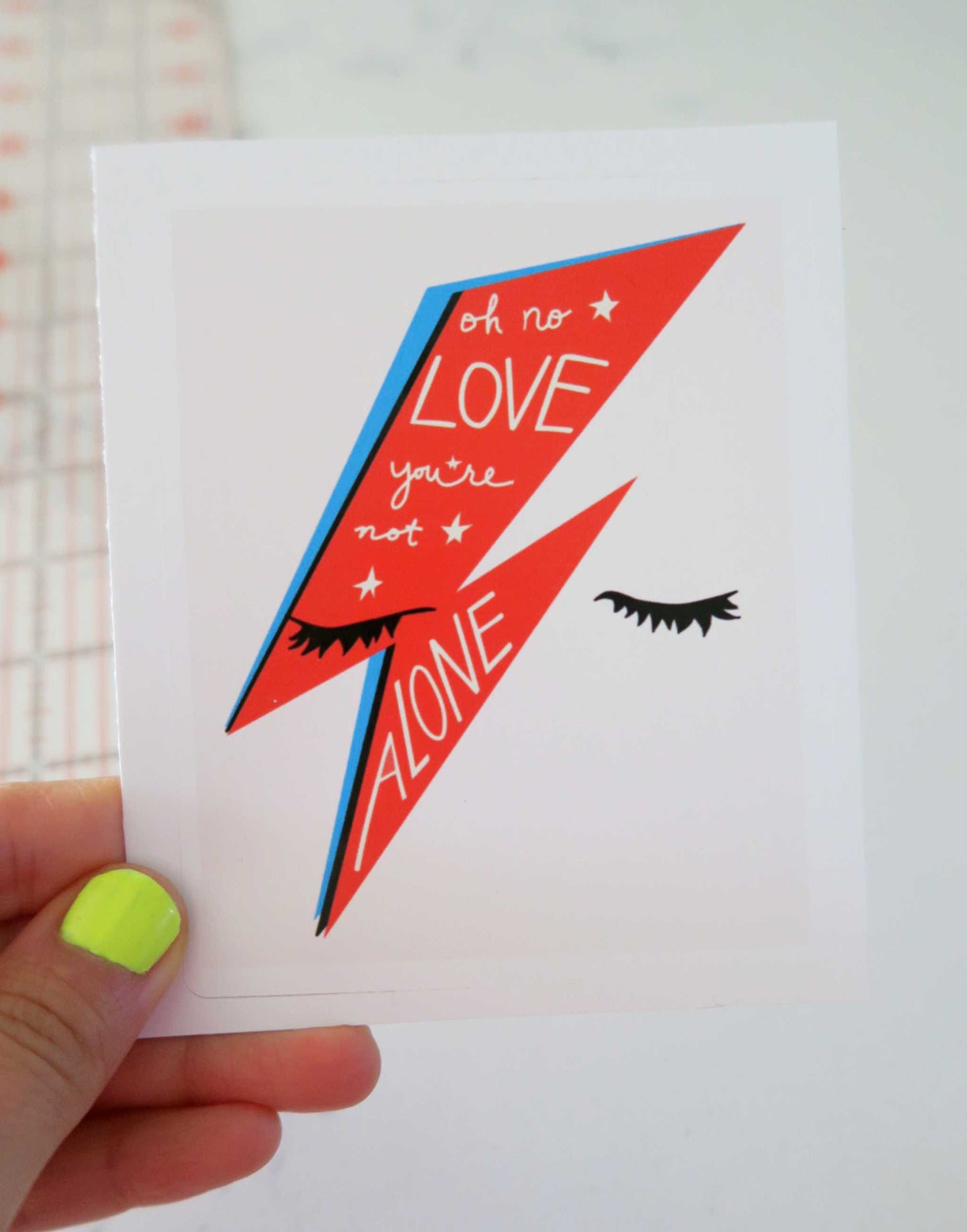 Bowie Inspired Vinyl Sticker