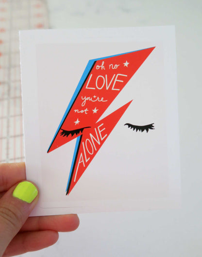 Bowie Inspired Vinyl Sticker