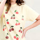 Wild Cherry Tee, Vintage Wash T-Shirt