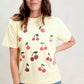 Wild Cherry Tee, Vintage Wash T-Shirt