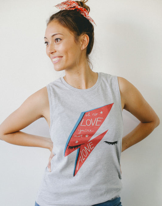 Bowie Love Women's Muscle Tank Top