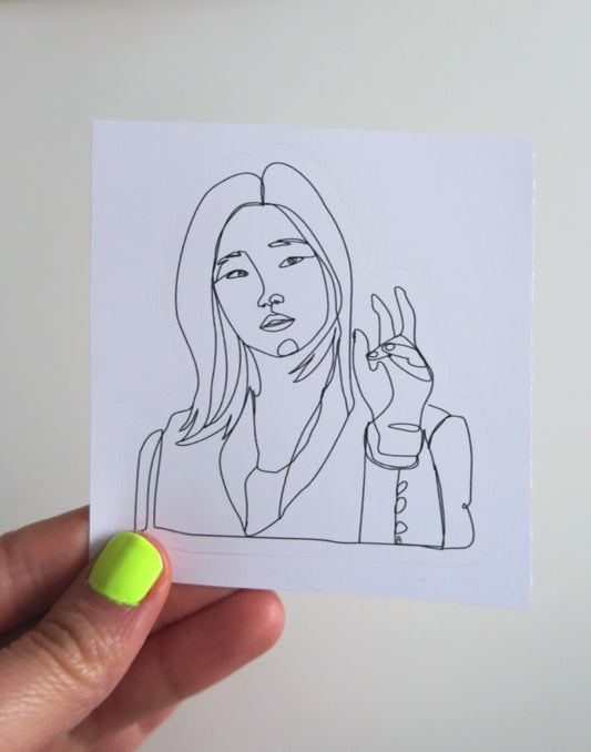 Jessica, Parasite Fan Art Sticker