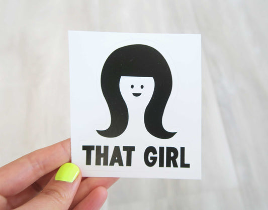 That Girl Vinyl Sticker