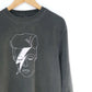 Aladdin Sane 90's Crewneck Sweater, Vintage Black
