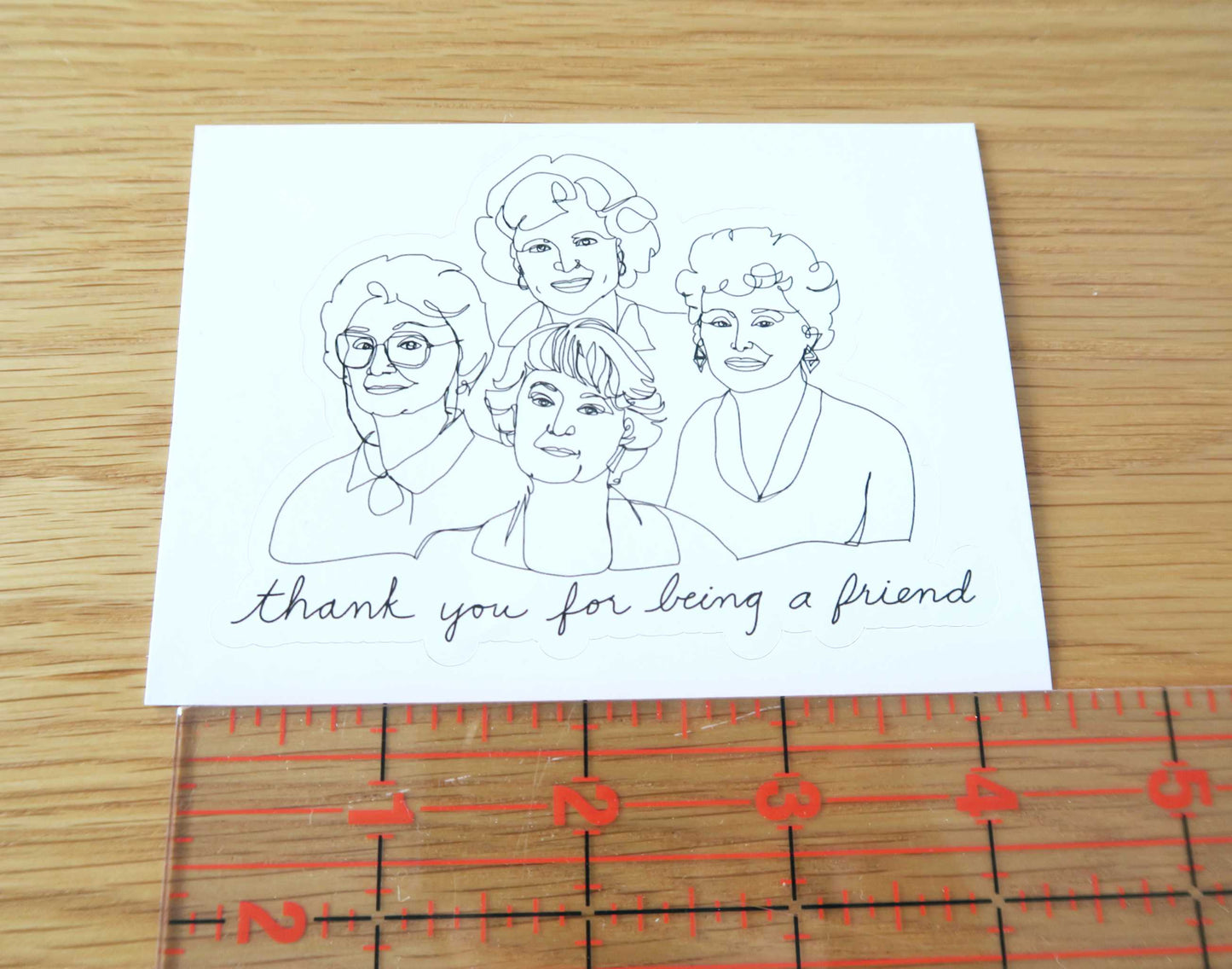 Thank you for being a friend, Golden Girls Sticker