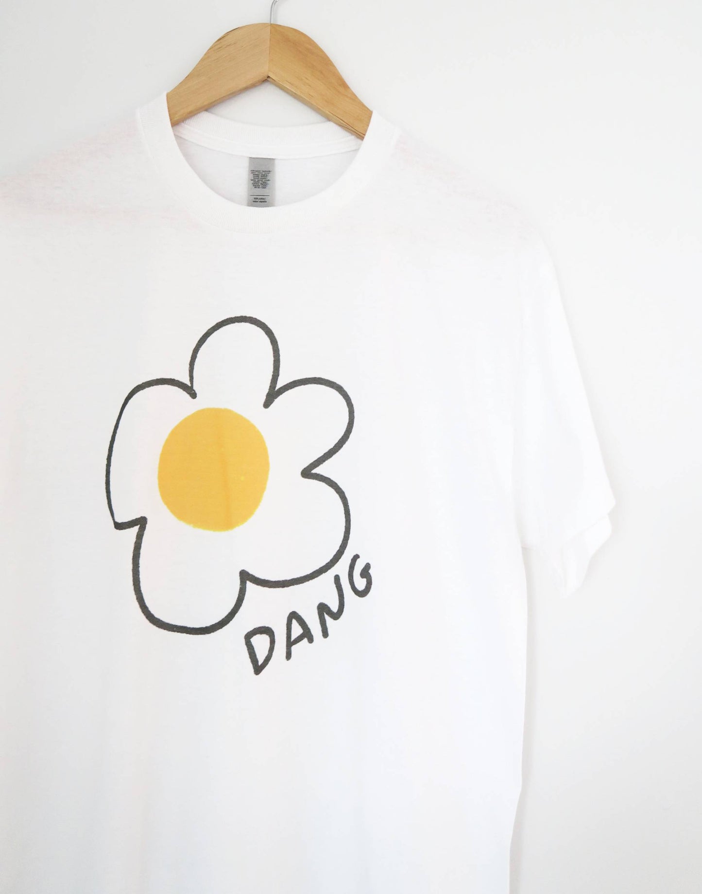 Dang! Flower Tee, Checked Back T-Shirt